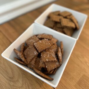 Whole Grain Sourdough Einkorn Crackers