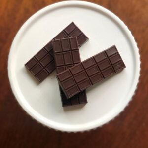 Maple Syrup Sweetened Dark Chocolate Bar (Plain)
