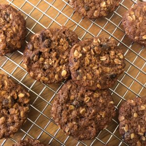Sourdough Oatmeal Raisin Cookies